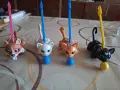 Малки играчки котенца и кученце, снимка 1