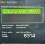 Canon EOS 1200D + 18-55mm | Много запазен | Само 6314 кадъра | SD 16GB, снимка 4