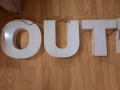 Светеща табела, надпис OUTLET, снимка 3