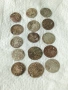 Лот сребърни монети 15 броя продупчени за носия забрадка престилка 46149, снимка 3
