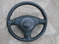Волан с айр-бег - трилъчев, кожен, оригинален Audi A3,A4,A6,A8 !, снимка 1