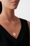 Van Cleef & Arpels VCA Rose Gold Magic Clear Long Vintage Alhambra Clover Дамско Колие, снимка 10