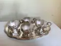 Страхотен Посребрен Сервиз, снимка 1