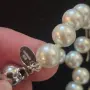 Дамски комплект сребро и перли, снимка 3