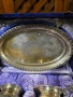 Посребрени съдчета с подносче, снимка 2