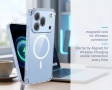 Honor 600pro кейс crystal clear Magsafe ударо-устойчив, снимка 3