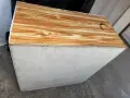 Дървен бял шкаф Ш/Д/В- 100/50/100см, снимка 7