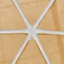 Шестоъгълна бежова градинска шатра 2x2x2x2.5 м с мрежа против комари, 2 входа и здрава стоманена кон, снимка 8