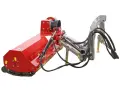 Страничен мулчер за трактор GeoTech PRO 125 см | Хидравлично рамо | 30–35 к.с., снимка 3