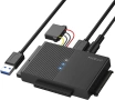 FIDECO USB 3.0 към SATA / IDE адаптер – неотварян, запечатан, снимка 1