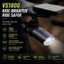 Предна SMART LED фар светлина за велосипед IGPSPORT VS1800 + Стойка M80/S81, 1800 lm, Bluetooth, USB, снимка 10