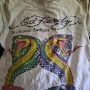 made in usa ed hardy vintage 4 cobra snakes tshirt beige, снимка 10
