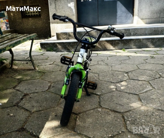 Детско колело BYOX 14 " + колелца, снимка 3 - Велосипеди - 54375084