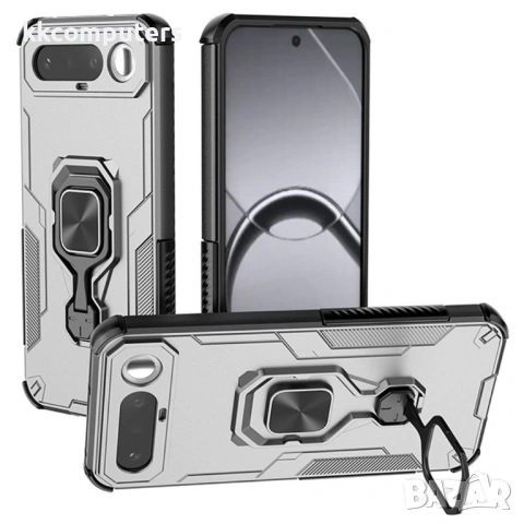 Калъф за Realme 16 5G с Въртящ се Пръстен - PC+TPU, 360° стойка, Магнитен, 5 цвята, снимка 5 - Калъфи, кейсове - 54387113