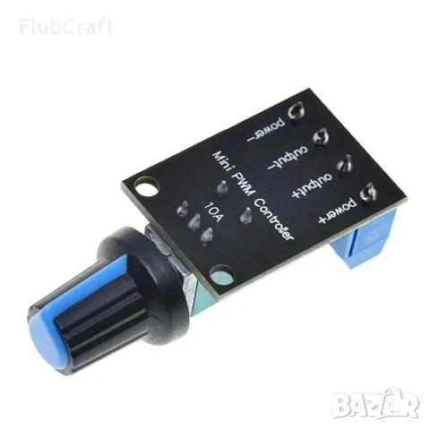 PWM DC контролер на скоростта на мотора 5V 12V 16V 10A, снимка 2 - Друга електроника - 55492751