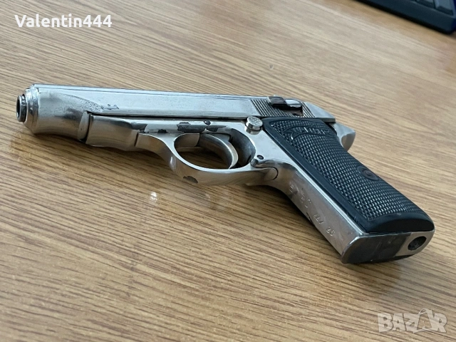 Пистолет "ВАЛТЕР ПП", кал. 7,62мм - ДЕАКТИВИРАН/ОБЕЗОПАСЕН, снимка 4 - Бойно оръжие - 54079721