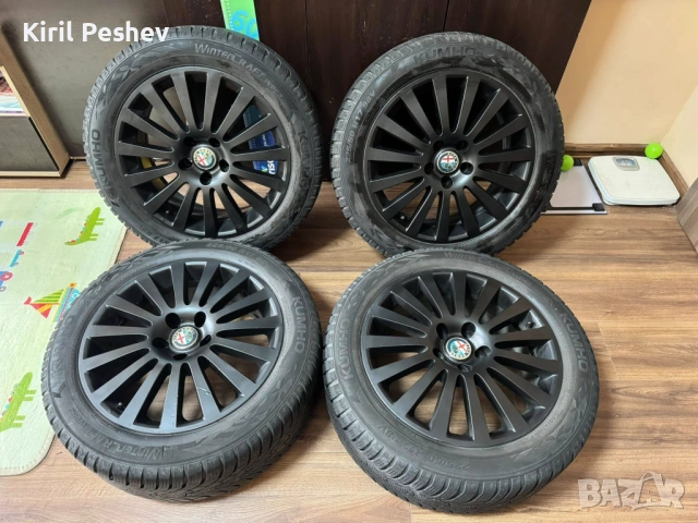 Джанти Алфа Ромео 5x110 17ки със зимни гуми