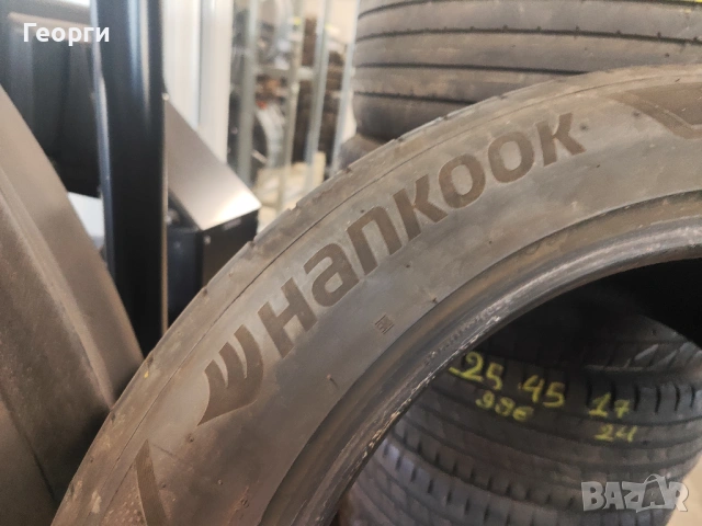 2бр.летни гуми 255/45/19 Hankook, снимка 4 - Гуми и джанти - 54717142