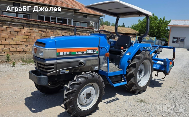 Японски трактор Iseki TG253F GEAS с фреза, 4х4, 25 кс., АграБГ Джолев