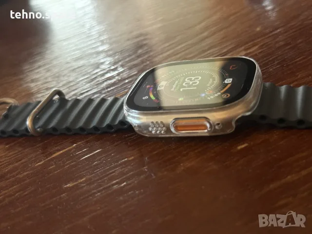 Apple Watch Ultra, КАТО НОВ 49mm, титаниево-керамичен корпус, сапфирено стъкло, GPS + Cellular, снимка 3 - Смарт часовници - 55354502