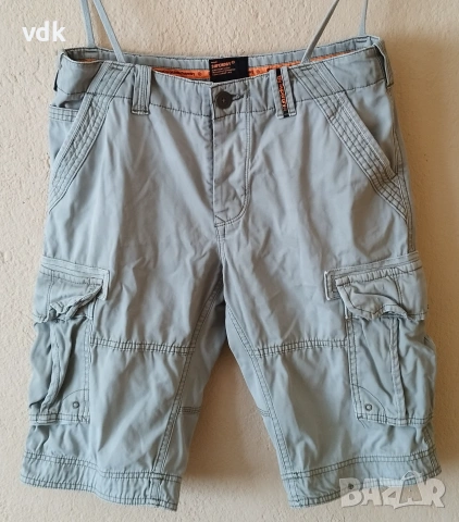 100% Оригинални страхотни мъжки къси карго панталони SUPERDRY! 