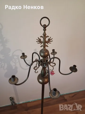 свещник от месинг , снимка 3 - Други - 55671074