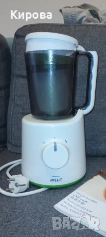 2в1 уред за приготвяне на бебешка храна Philips Avent , снимка 5 - Прибори, съдове, шишета и биберони - 55361183