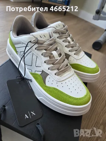 Нови кецове Armani Exchange , снимка 9 - Кецове - 55671682