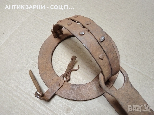 Стар Кован Капан За Животни, Кована Клюса За Животни. / НОМЕР 1777., снимка 7 - Антикварни и старинни предмети - 55281957