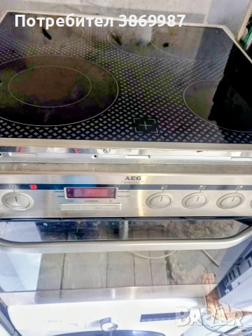 печка със керамични котлони AEG , снимка 3 - Печки, фурни - 54170130