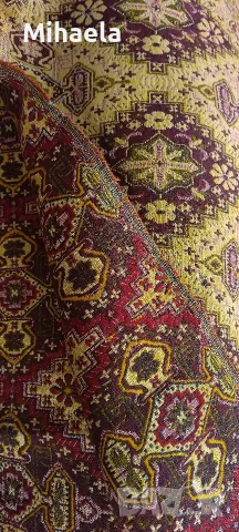 Тъкано вълнено покривало или ковьор, снимка 4 - Платове и дамаски - 55616777