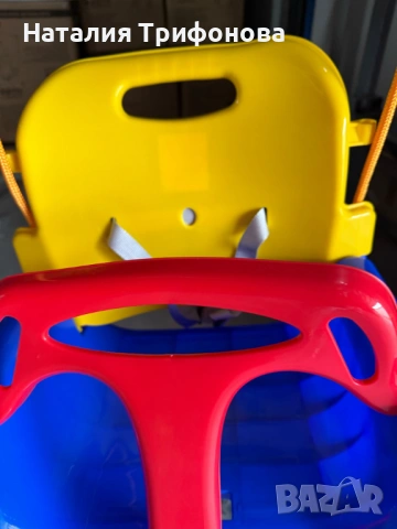 Детска люлка с облегалка 3 в 1 - максимална безопасност и комфорт, снимка 5 - Детски люлки - 54182737