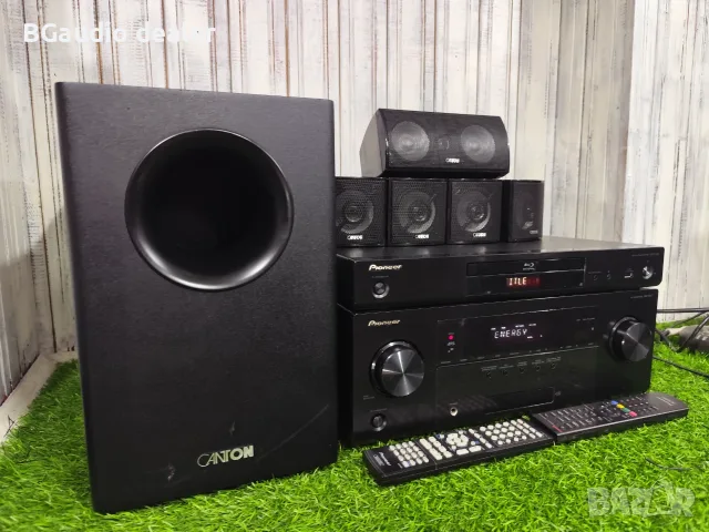 Pioneer VSX-827K, 3D Blu-ray Pioneer BDP-150K и озвучителна система Canton Movie 85 CX 5.1., снимка 2 - Аудиосистеми - 55343576