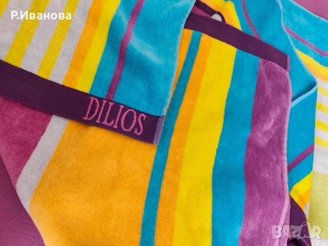 Хавлия за плаж DILIOS  100% памук 90/170 см, снимка 2 - Хавлиени кърпи - 55171033
