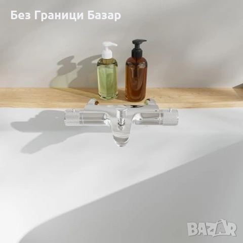 Нов Термостатичен Батериен Смесител За Вана Душ 180мм чешма кран вода, снимка 3 - Други стоки за дома - 54567187
