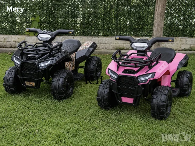 Детско акумулаторно ATV 6V – LED светлини, USB музика и офроуд приключения