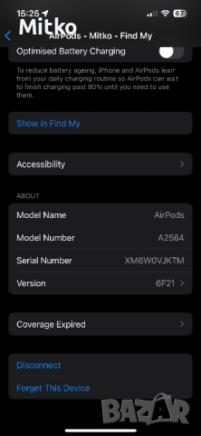 Apple AirPods 3 gen оригинални, снимка 6 - Слушалки, hands-free - 54344561