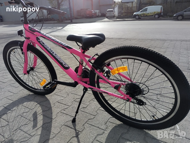 BG Велосипед 24" CYBER розов, снимка 9 - Велосипеди - 54334732