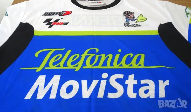  Moto GP Honda 15 Sete Gibernau Daring джърси полиестерна мoто тениска XL, снимка 6 - Тениски - 55323590