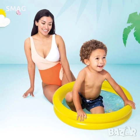 Детски басейн Intex с рибки Ø61x15см винилово дъно - 7590038_7590038, снимка 3 - Басейни и аксесоари - 54437953