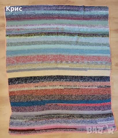 Ръчно тъкана черга от парцалени ивици