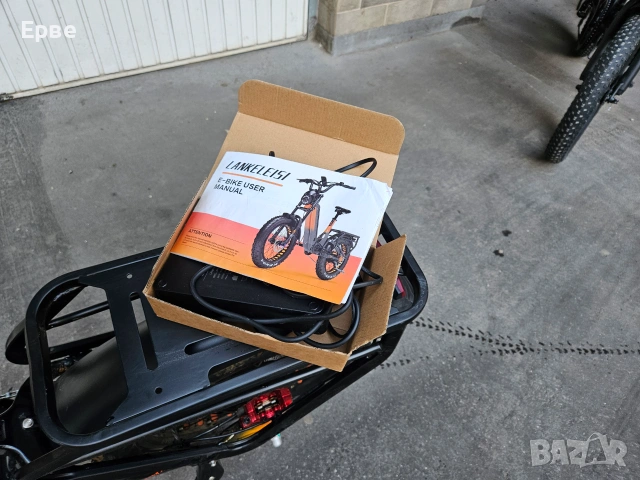 Продавам мощен електрически Fat Bike Lankeleisi RX800 Plus (1000W) – Като нов!, снимка 5 - Велосипеди - 55072678