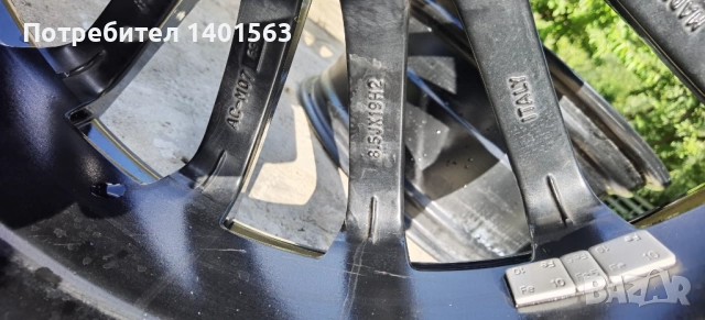 Джанти Спорт Пакет Мерцедес 19 цола, снимка 15 - Гуми и джанти - 54740692