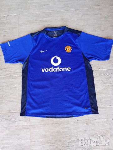 Manchester United-Nike ретро тениска сезон 2004-2006 год. размер XL