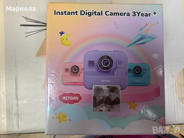 Детски фотоапарат с моментен печат ; 5 вградени игри, снимка 2 - Други - 54626968