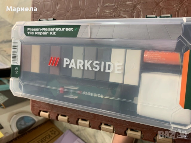 Комплект Parkside за ремонт на плочки, керамични и пластмасови повърхности, снимка 4 - Други стоки за дома - 54750131