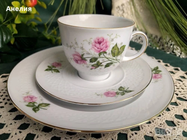 Seltmann Bavaria рози много неща , снимка 2 - Чаши - 54572900