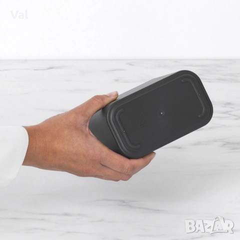 Кошче за отпадъци за баня Brabantia MindSet Dark Grey / White, снимка 4 - Други стоки за дома - 54895564