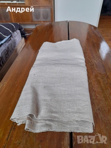 Стар ленен плат,лен #3