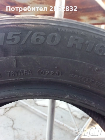 Летни гуми 215/60/16, снимка 2 - Гуми и джанти - 54555704
